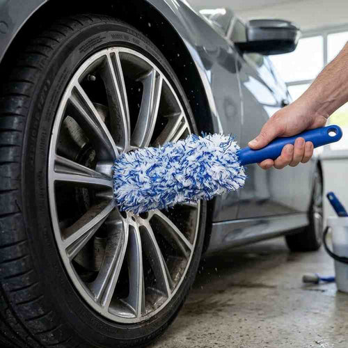 מברשת מייקרופייבר לגלגלים